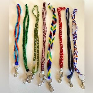 Handbeaded lanyards from South Africa